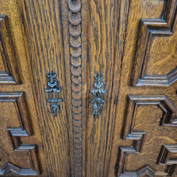 Buffetschrank Schrank Gründerzeit 1880 Eiche – Bild 12