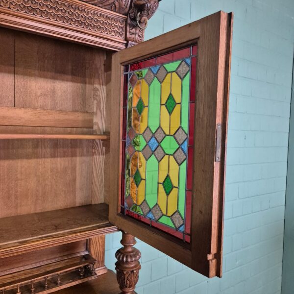 Buffetschrank Schrank Gründerzeit 1880 Eiche – Bild 25