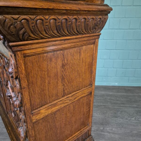 Buffetschrank Schrank Gründerzeit 1880 Eiche – Bild 15