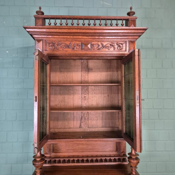 Buffetschrank Schrank Gründerzeit 1880 Eiche – Bild 14
