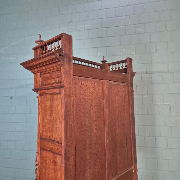 Buffetschrank Schrank Gründerzeit 1880 Eiche – Bild 19