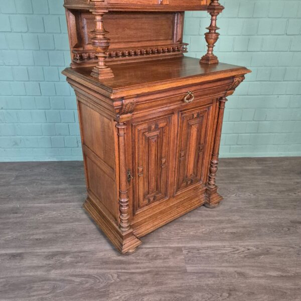 Buffetschrank Schrank Gründerzeit 1880 Eiche – Bild 8