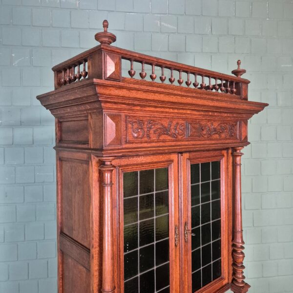 Buffetschrank Schrank Gründerzeit 1880 Eiche – Bild 6