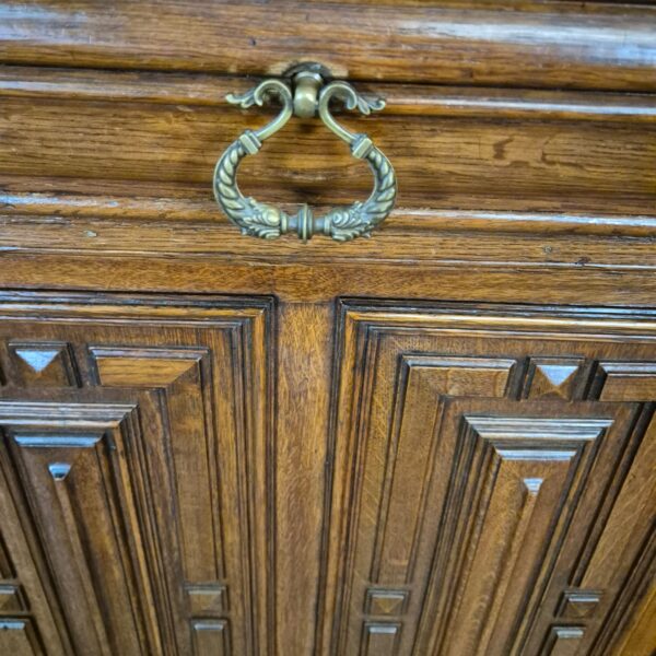 Buffetschrank Schrank Gründerzeit 1880 Eiche – Bild 10