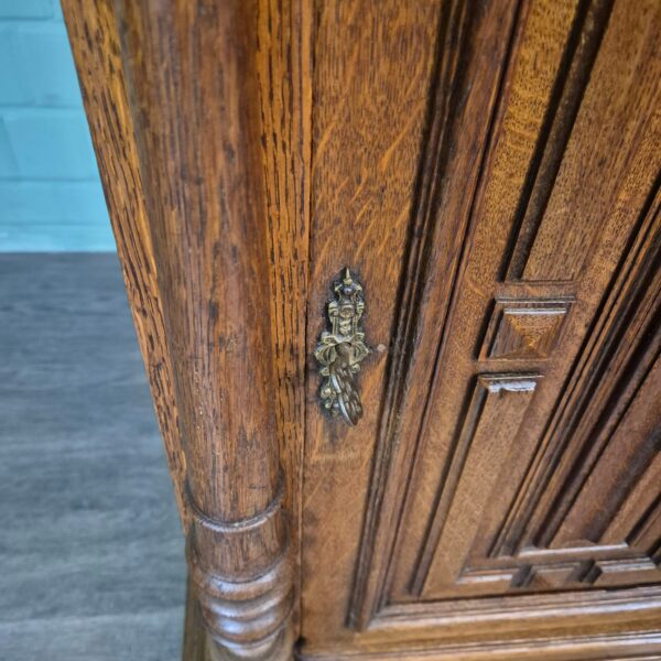 Buffetschrank Schrank Gründerzeit 1880 Eiche – Bild 9