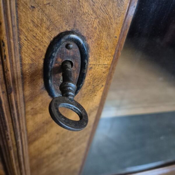 Vitrine Geschirrschrank Gründerzeit 1880 Mahagoni – Bild 7
