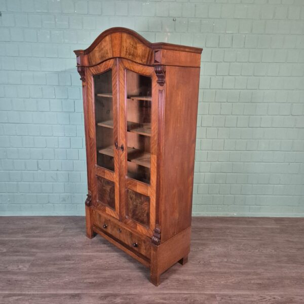Vitrine Geschirrschrank Gründerzeit 1880 Mahagoni – Bild 5