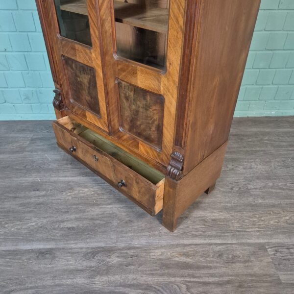 Vitrine Geschirrschrank Gründerzeit 1880 Mahagoni – Bild 11