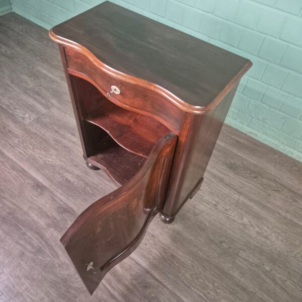 Beistellschrank Biedermeier 1850 Mahagoni – Bild 9