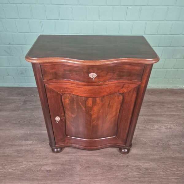 Beistellschrank Biedermeier 1850 Mahagoni – Bild 3