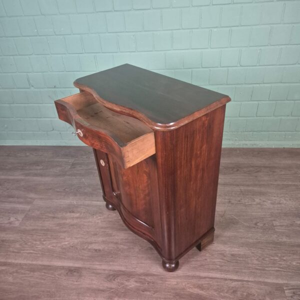 Beistellschrank Biedermeier 1850 Mahagoni – Bild 10