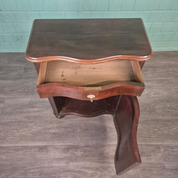 Beistellschrank Biedermeier 1850 Mahagoni – Bild 11