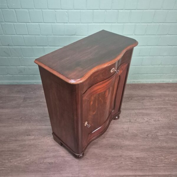 Beistellschrank Biedermeier 1850 Mahagoni