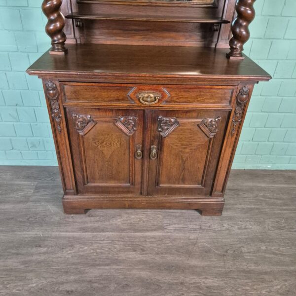 Kredenz Buffetschrank Neubarock 1920 Eiche – Bild 7