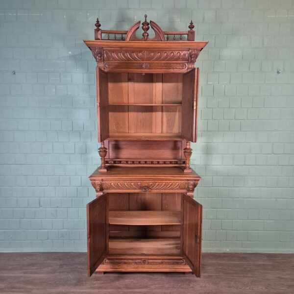 Buffetschrank Schrank Gründerzeit 1880 Eiche – Bild 16