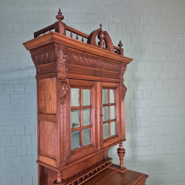 Buffetschrank Schrank Gründerzeit 1880 Eiche – Bild 5