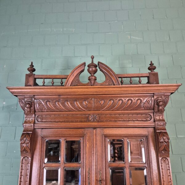 Buffetschrank Schrank Gründerzeit 1880 Eiche – Bild 14