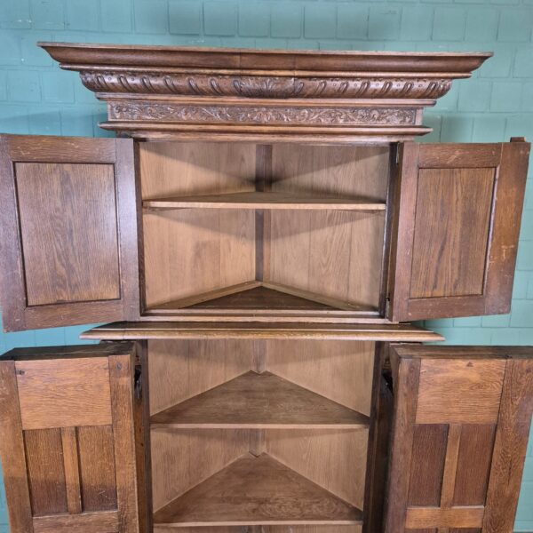 Eckschrank Schrank Neubarock Eiche 1,20 m – Bild 17