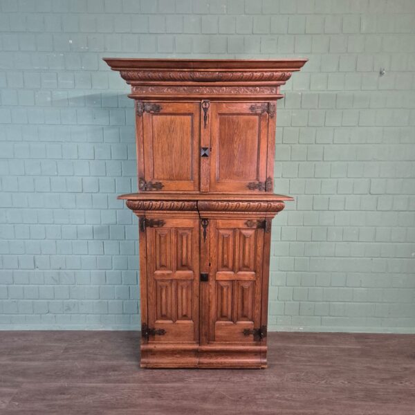 Eckschrank Schrank Neubarock Eiche 1,20 m