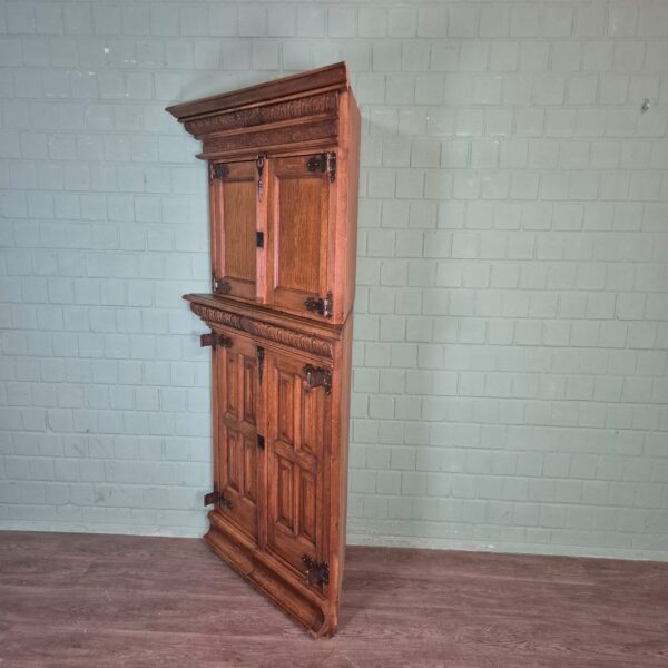 Eckschrank Schrank Neubarock Eiche 1,20 m – Bild 4