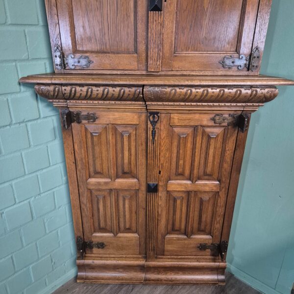 Eckschrank Schrank Neubarock Eiche 1,20 m – Bild 9