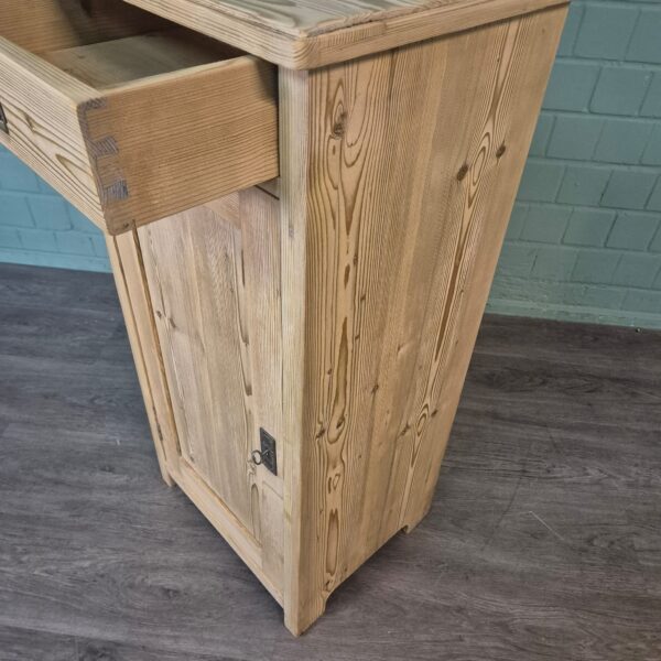 Beistellschrank Nachttisch Jugendstil 1900 Kiefer – Bild 10