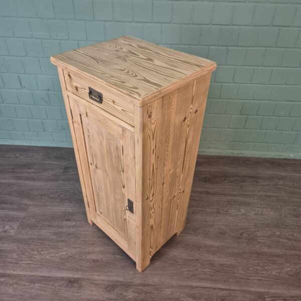 Beistellschrank Nachttisch Jugendstil 1900 Kiefer – Bild 4