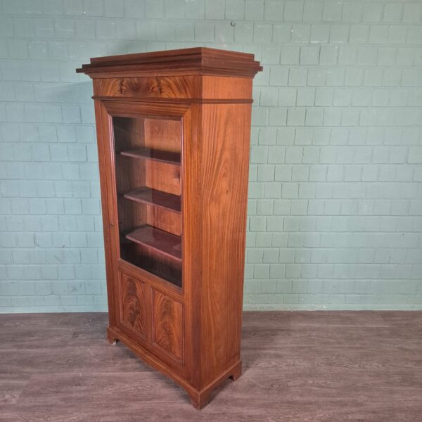 Vitrine Bücherschrank Jugendstil 1920 Mahagoni – Bild 4