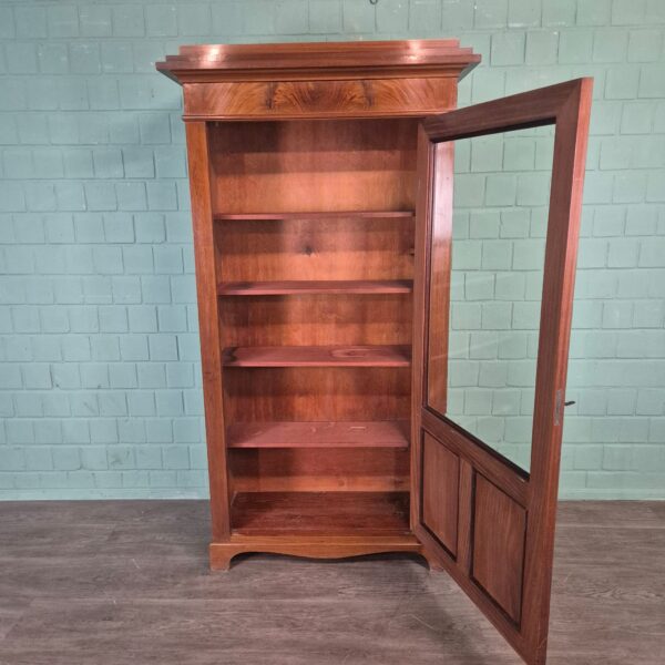 Vitrine Bücherschrank Jugendstil 1920 Mahagoni – Bild 10