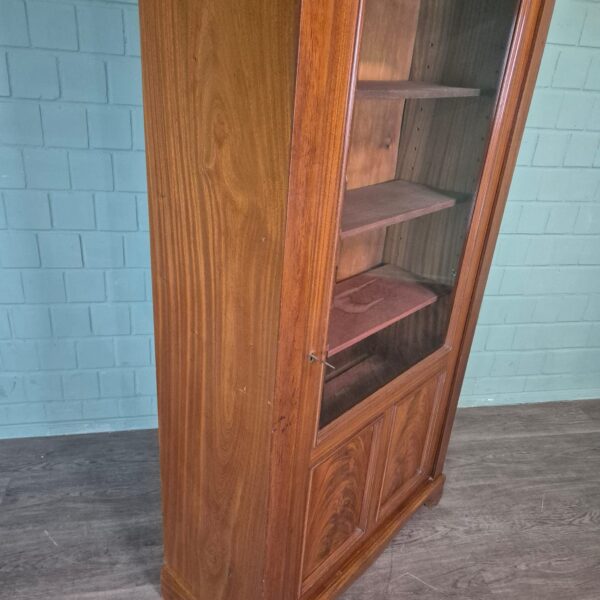Vitrine Bücherschrank Jugendstil 1920 Mahagoni – Bild 6
