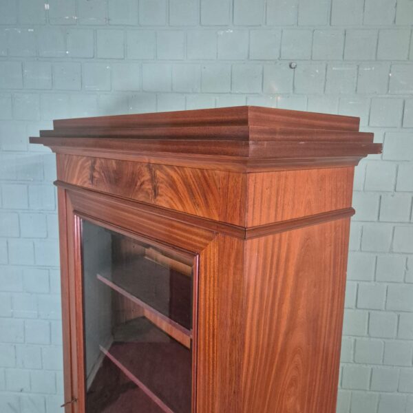 Vitrine Bücherschrank Jugendstil 1920 Mahagoni – Bild 9