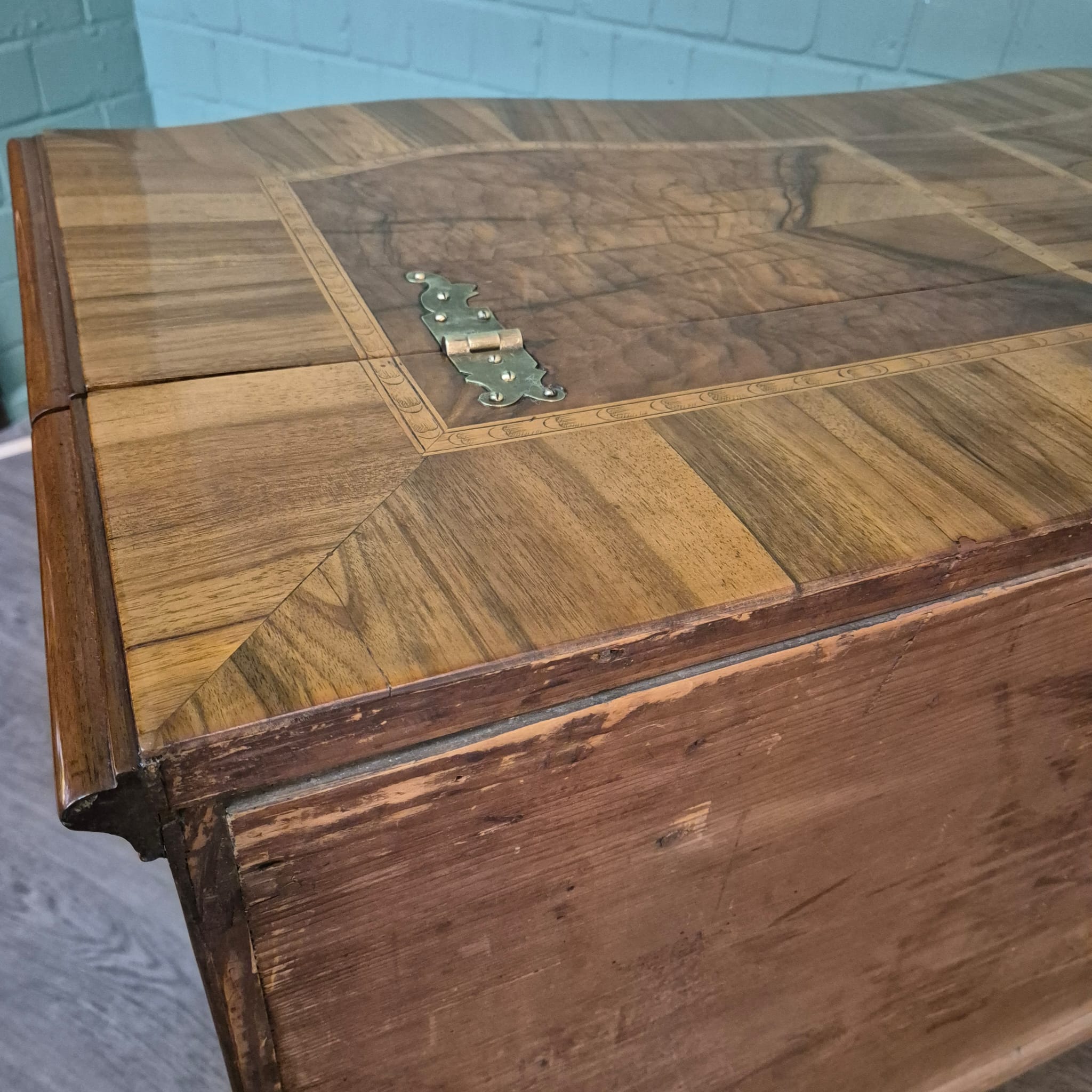 Barockkommode Kommode Barock 1780 Nussbaum – Bild 20