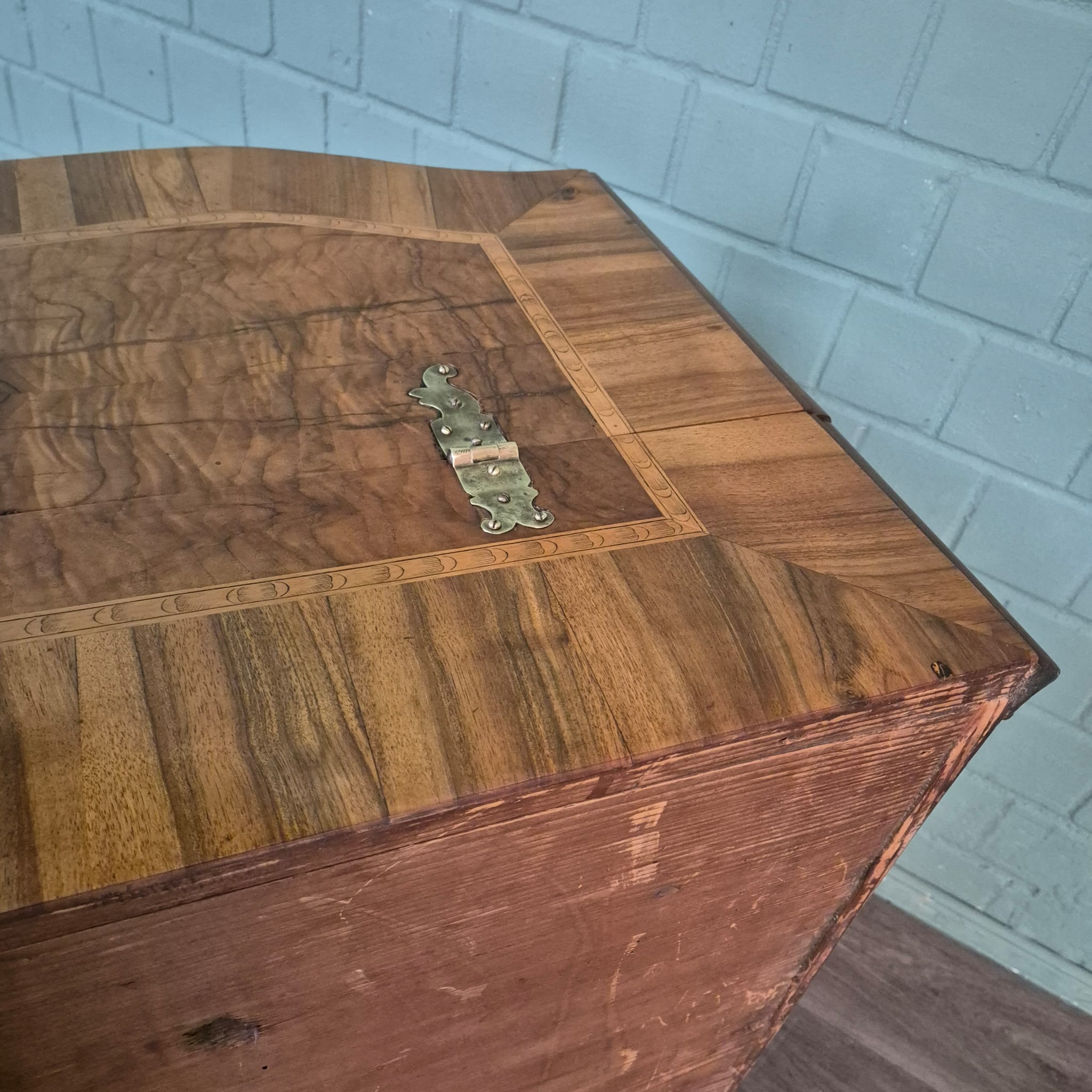 Barockkommode Kommode Barock 1780 Nussbaum – Bild 21