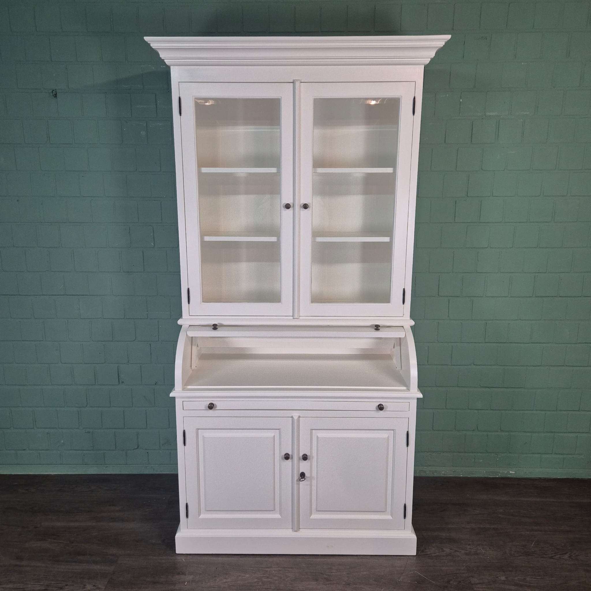 Buffetschrank Vitrine 1,20 m Massivholz – Bild 16