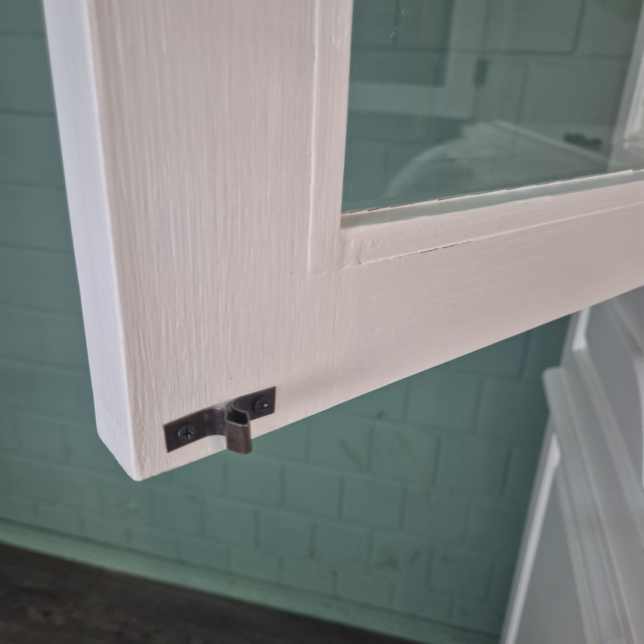 Buffetschrank Vitrine 1,20 m Massivholz – Bild 14