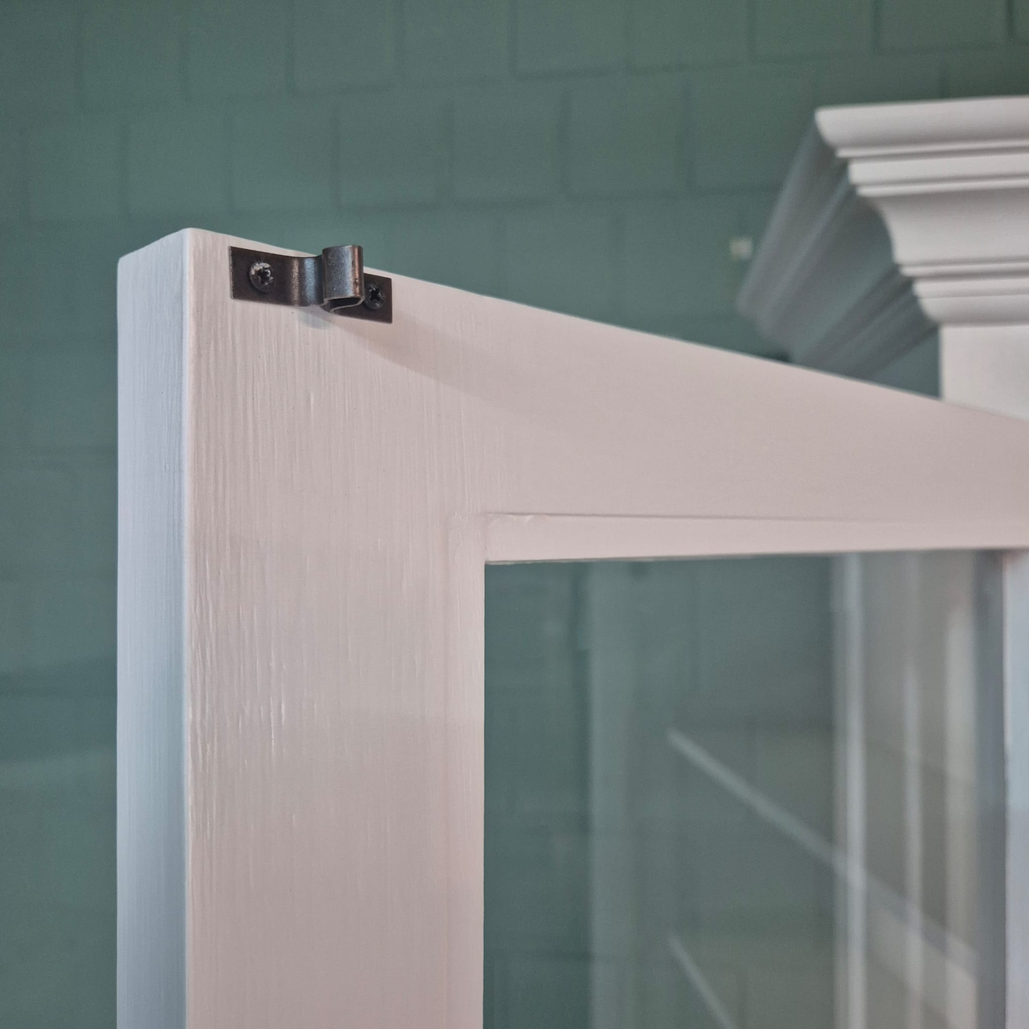 Buffetschrank Vitrine 1,20 m Massivholz – Bild 13