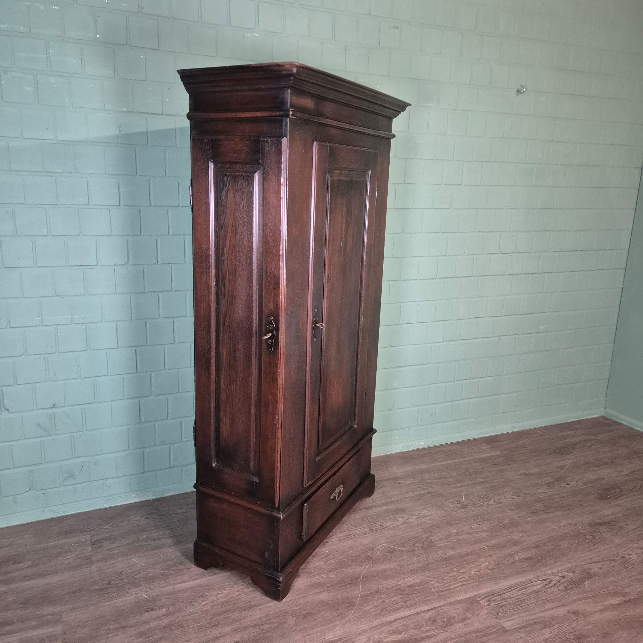 Schrank Kleiderschrank Eiche 1,00 m – Bild 4