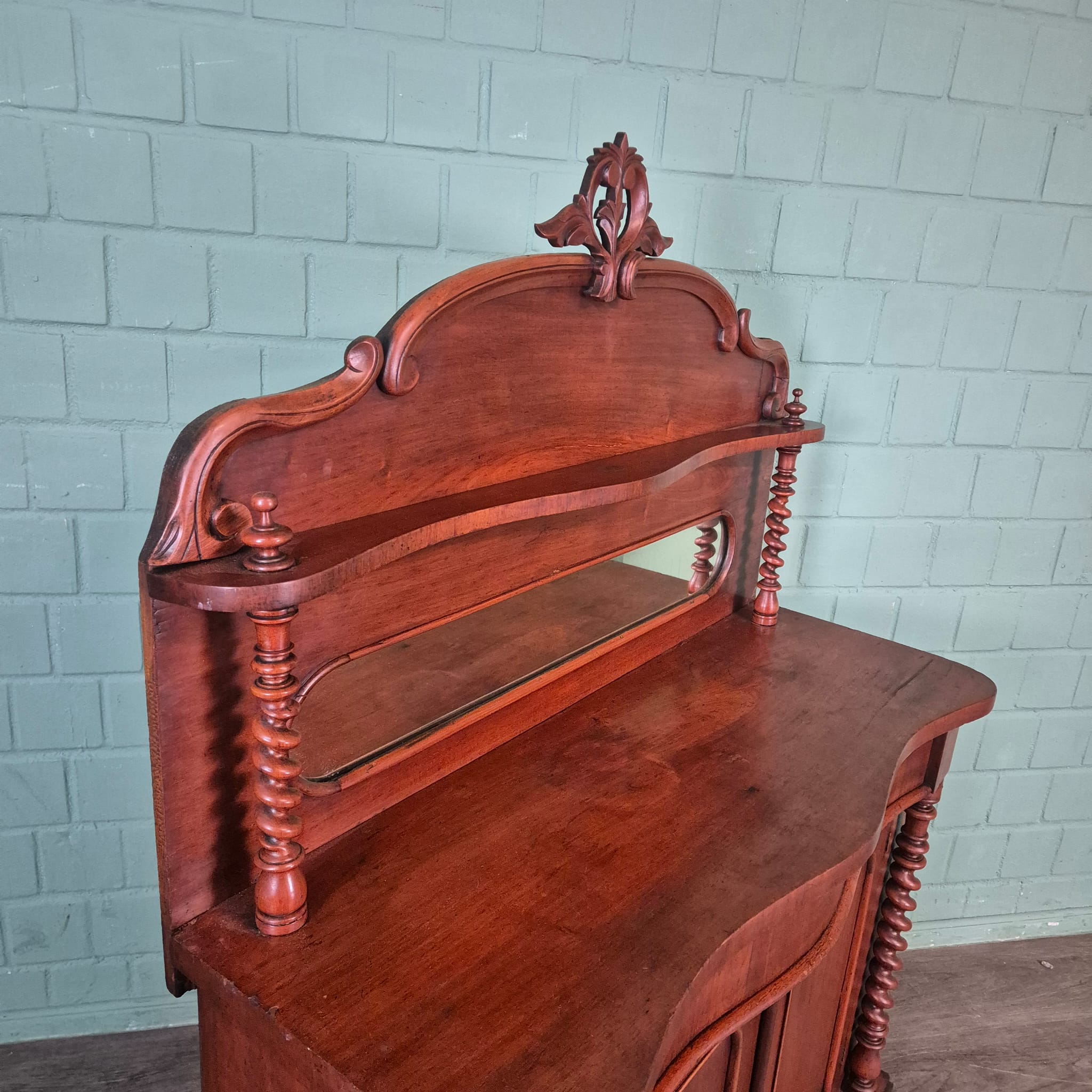 Buffetschrank Schminktisch Art-Deco 1930 Mahagoni – Bild 3