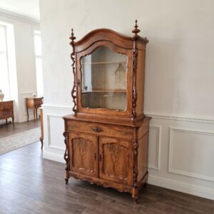 Vitrine Bonheur Biedermeier 1860 Mahagoni