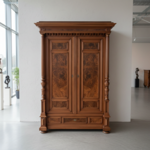 Kleiderschrank Schrank Gründerzeit 1880 Nussbaum