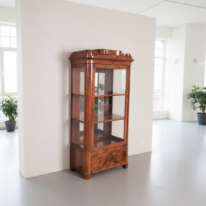 Vitrine Geschirrschrank Biedermeier 1830 Mahagoni