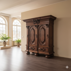 Schrank Kleiderschrank Historismus 1880 Eiche