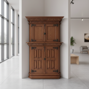 Eckschrank Schrank Neubarock Eiche 1,20 m