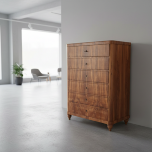 Hochkommode Biedermeier 1850 Kirschbaum