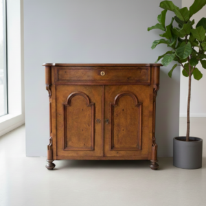 Anrichte Halbschrank Louis Philippe 1860 Nussbaum