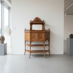 Buffetschrank Schrank Jugendstil 1900 Nussbaum