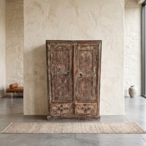 Schrank Massivholz Shabby-Chic 0,85 m