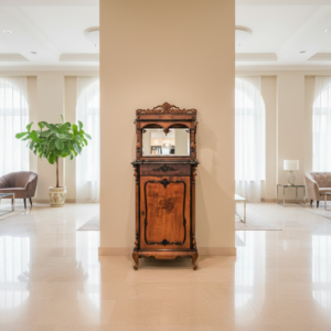 Anrichte mit Aufsatz Biedermeier 1860 Mahagoni