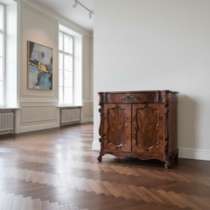 Anrichte Halbschrank Biedermeier 1860 Mahagoni