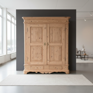 Kleiderschrank Schrank Biedermeier 1850 Kiefer